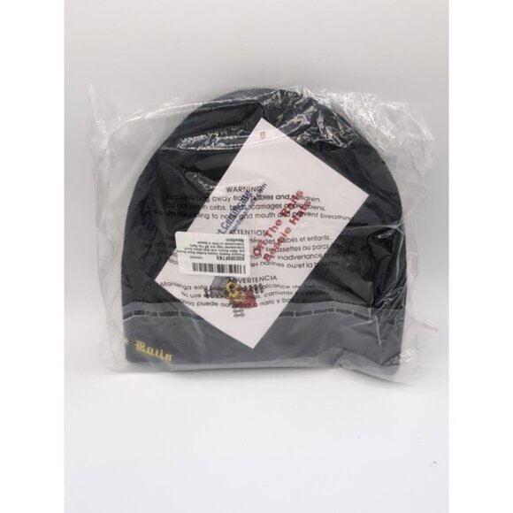 Black Off The Rails Train Beanie - Picture 2 of 3